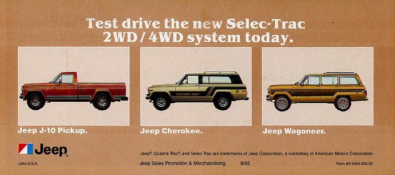 1982 Jeep CJ7 Selec-Trac Brochure Page 2